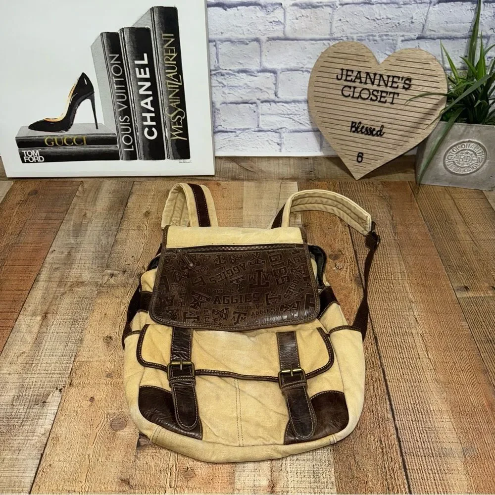 Fossil ATM aggies backpack A&M **has flaws** rare hard to find